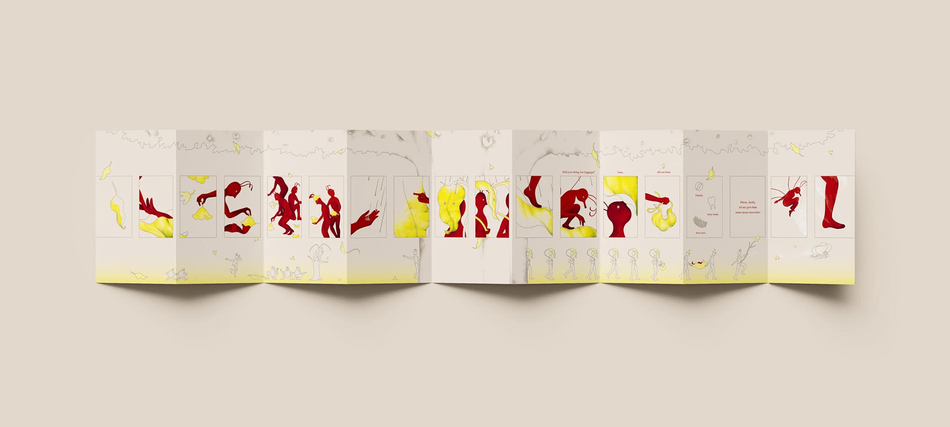 摺頁漫畫書《行予好喔！ All the way well》